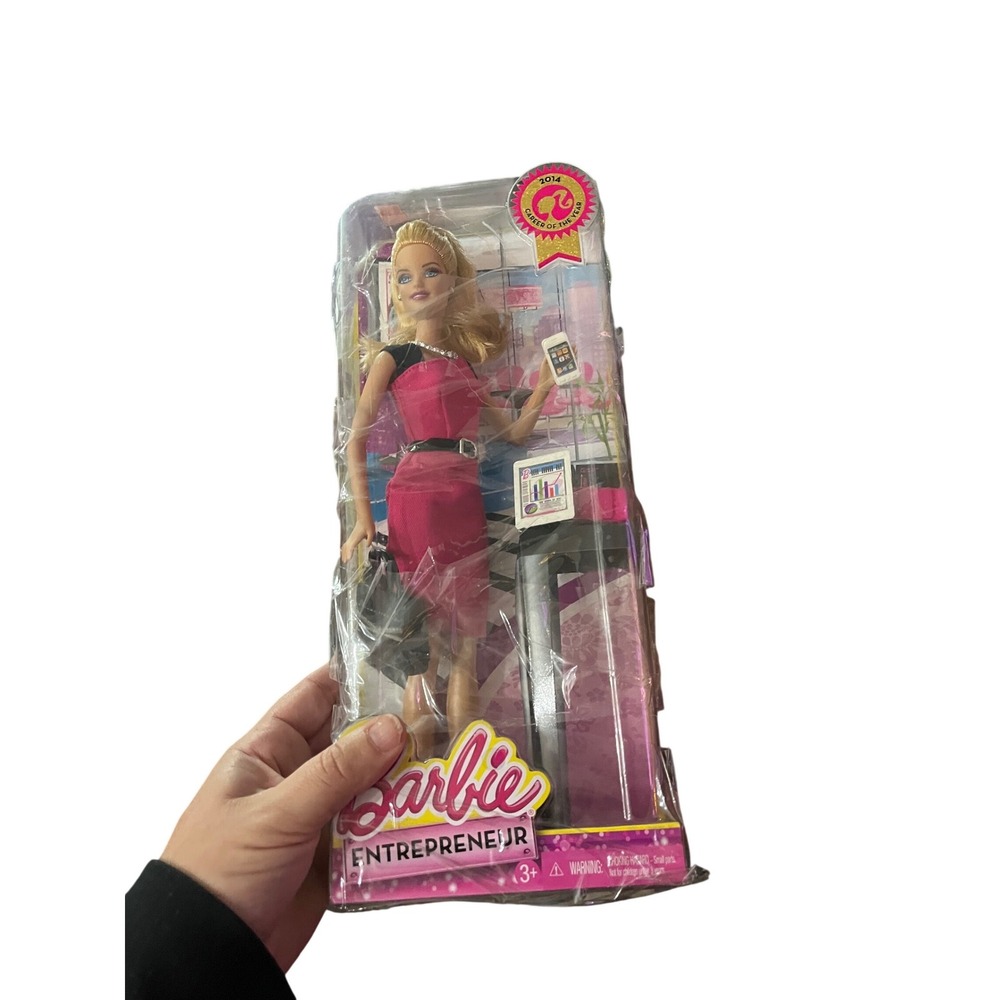 Barbie Entrepreneur Doll‎ 2014 Career of the Year Pink Dress New in Box